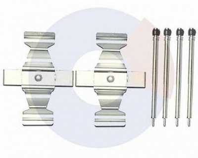 CARRAB BRAKE PARTS 2414 -  Комплектующие, колодки дискового тормоза